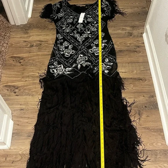 Babeyond- Flowery Multi-Layer Maxi Mermaid Plus Size Dress - Picture 15 of 17